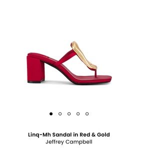 Linq-Mh Sandal in Ref & Gold